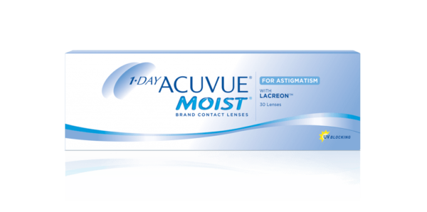 1 DAY ACUVUE MOIST FOR ASTIGMATISM (DAILY DISPOSABLE TORIC) (1)